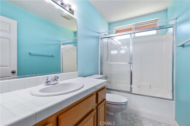 1678 Bella Vista Ct, Paso Robles, CA 93446 - bathroom featuring vanity and shower / bath combination with glass door