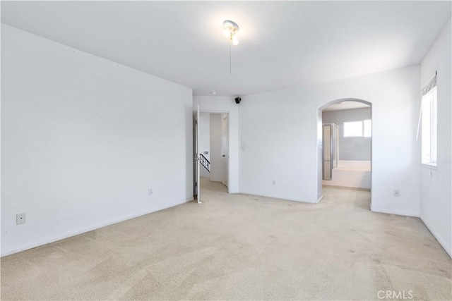 1678 Bella Vista Ct, Paso Robles, CA 93446 - unfurnished room featuring arched walkways and light carpet