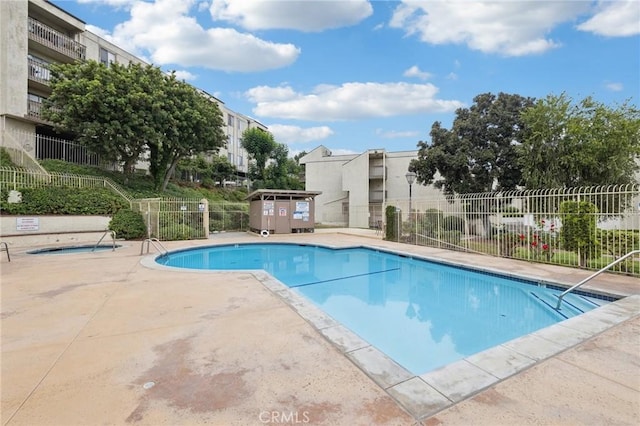 1610 Neil Armstrong St Unit 313, Montebello, CA 90640 - community pool with a patio