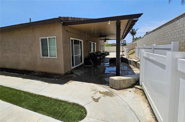 4979 Graphite Creek Rd, Jurupa Valley, CA 91752 - view of patio / terrace with ceiling fan