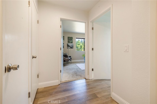 2619 Amanecida, Chico, CA 95928 - corridor with wood finished floors and baseboards