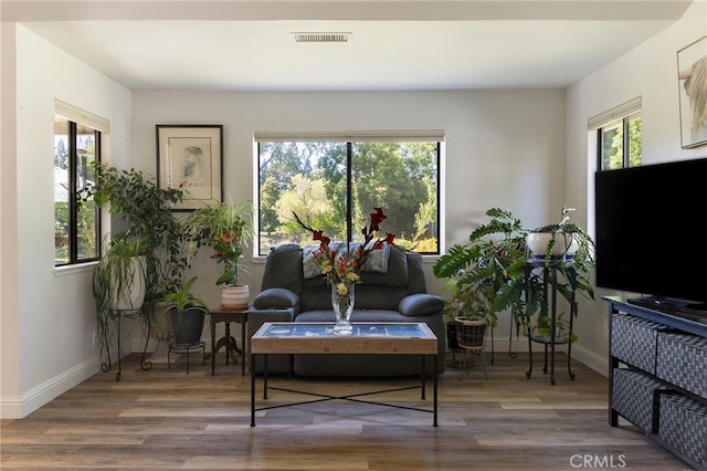 2619 Amanecida, Chico, CA 95928 - sitting room featuring healthy amount of natural light and wood finished floors