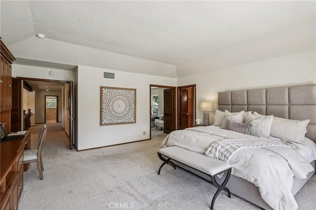 24615 Kings Rd, Laguna Niguel, CA 92677 - bedroom with light carpet and lofted ceiling