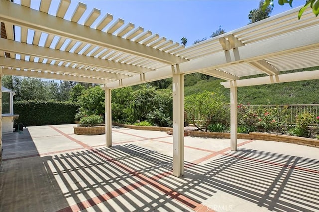 24615 Kings Rd, Laguna Niguel, CA 92677 - view of patio / terrace featuring a pergola