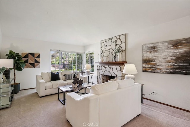 24615 Kings Rd, Laguna Niguel, CA 92677 - living area featuring carpet flooring and a fireplace