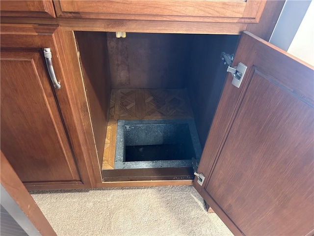 24615 Kings Rd, Laguna Niguel, CA 92677 - detailed view of a glass covered fireplace and carpet flooring