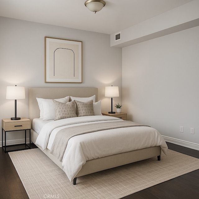 12157 Moorpark St Unit 204, Studio City, CA 91604 - bedroom with hardwood / wood-style flooring
