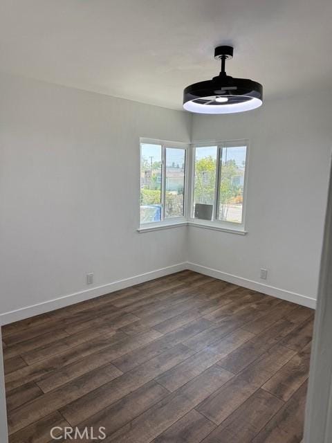 14516 Florita Rd, La Mirada, CA 90638 - spare room featuring dark wood-type flooring and ceiling fan