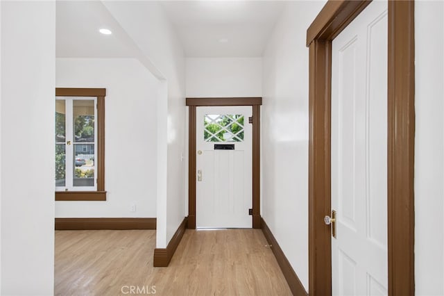 3141 Locust St, Riverside, CA 92501 - foyer entrance featuring light wood-type flooring