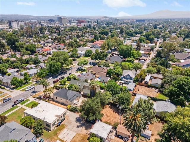 3141 Locust St, Riverside, CA 92501 - aerial view of residential area featuring a mountainous background