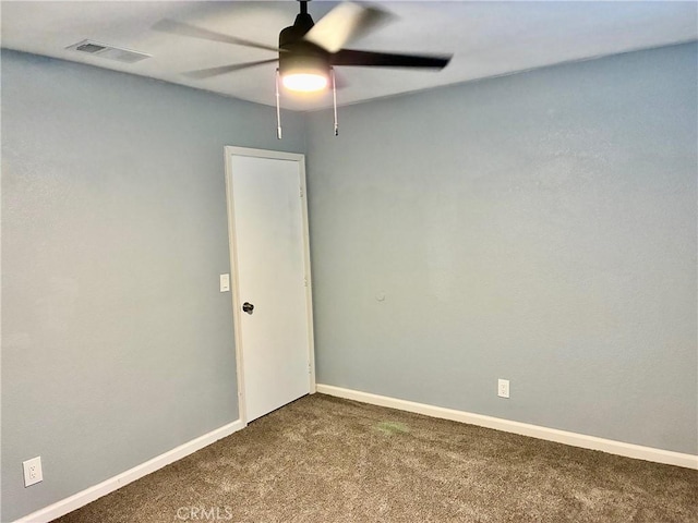 15400 Don Roberto Rd, Victorville, CA 92394 - unfurnished room featuring ceiling fan and dark carpet