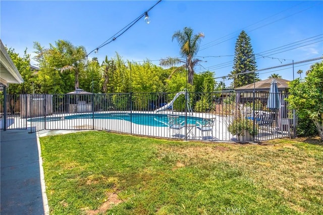5169 Telefair Way, Riverside, CA 92506 - view of pool featuring a water slide
