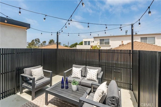 2007 Ava Ave, Hermosa Beach, CA 90254 - fenced backyard with outdoor lounge area and a patio area