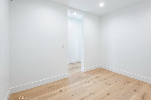 2007 Ava Ave, Hermosa Beach, CA 90254 - unfurnished room with light wood-type flooring and recessed lighting