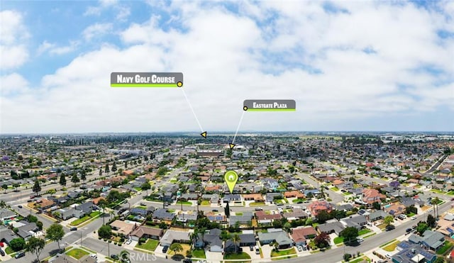 11861 Amethyst St, Garden Grove, CA 92845 - aerial view of property and surrounding area with nearby suburban area