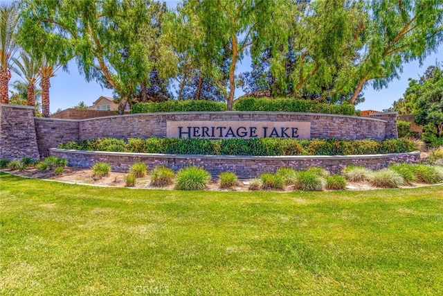 26865 Shelter Cove Ct, Menifee, CA 92585 - community sign with a lawn