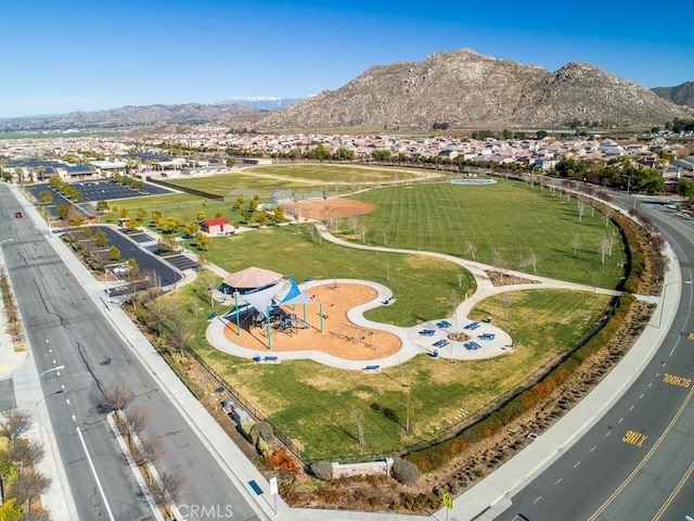26865 Shelter Cove Ct, Menifee, CA 92585 - aerial perspective of suburban area with a mountain backdrop