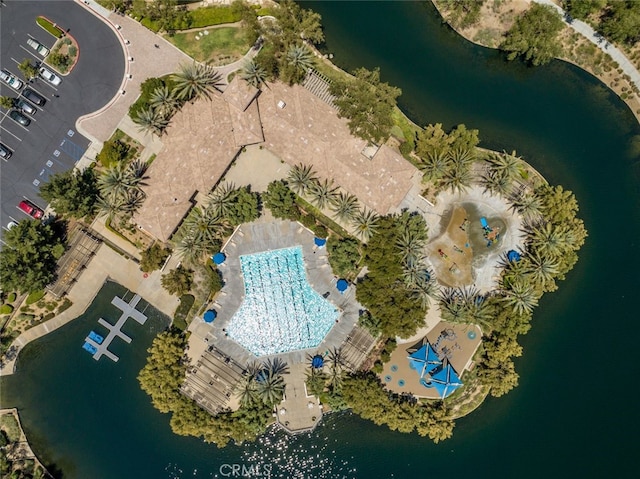 26865 Shelter Cove Ct, Menifee, CA 92585 - aerial overview of property's location with a large body of water