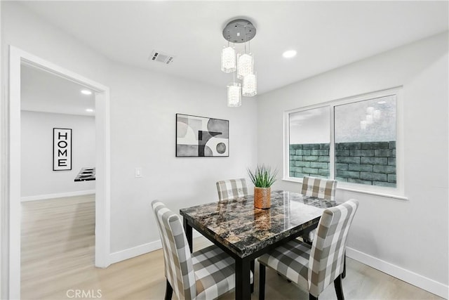 6304 Pablo Ct, Chino, CA 91710 - dining room with light wood-type flooring and recessed lighting