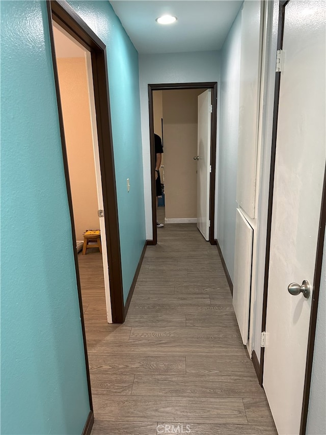 826 Railroad St, Corona, CA 92882 - hall with wood finished floors and baseboards
