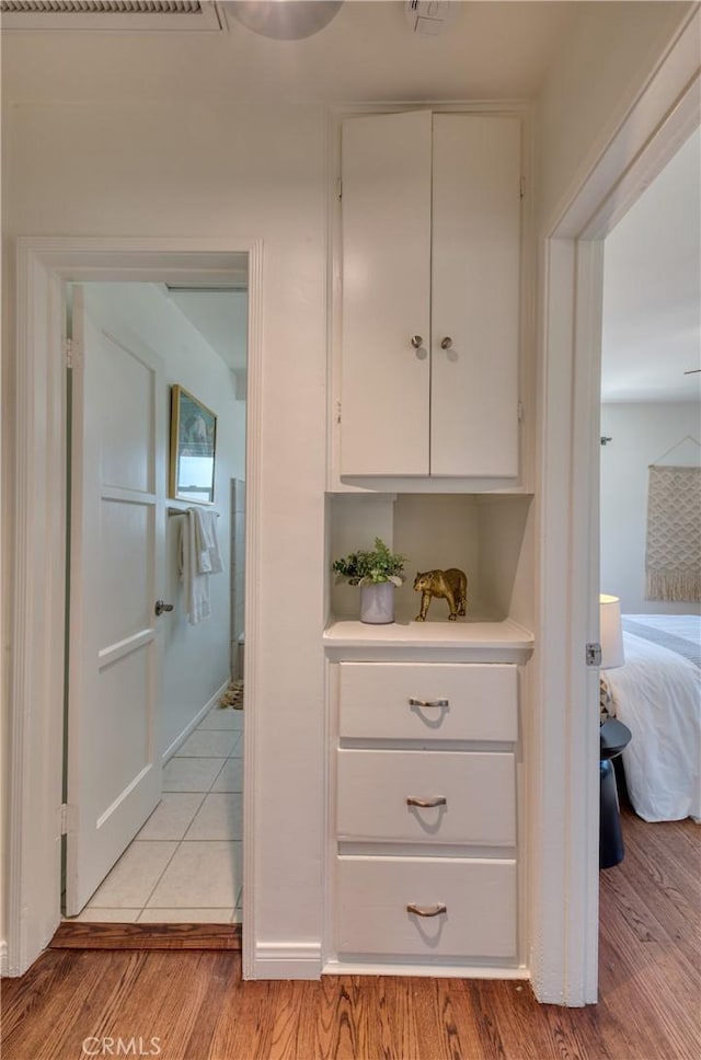 252 E Scenic Dr, Monrovia, CA 91016 - hallway with light wood-style flooring