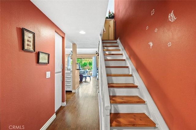 394 S Prospectors Rd Unit 102, Diamond Bar, CA 91765 - stairway with wood finished floors and recessed lighting