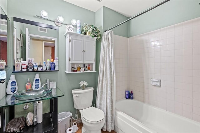 394 S Prospectors Rd Unit 102, Diamond Bar, CA 91765 - bathroom with toilet and shower / bath combo with shower curtain