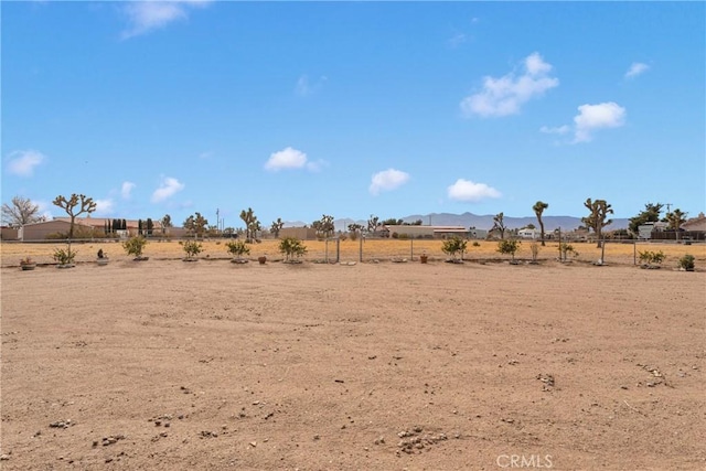 10776 Joshua St, Oak Hills, CA 92344 - view of yard with a view of rural / pastoral area and a mountain view