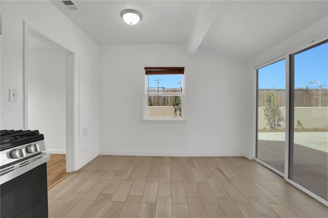 3032 Cogswell Rd, El Monte, CA 91732 - kitchen featuring gas range and light wood finished floors