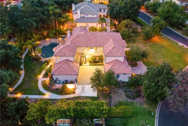 1109 Englemann Ct, Arcadia, CA 91006 - view from above of property