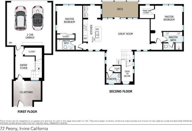 72 Peony, Irvine, CA 92618 - view of room layout