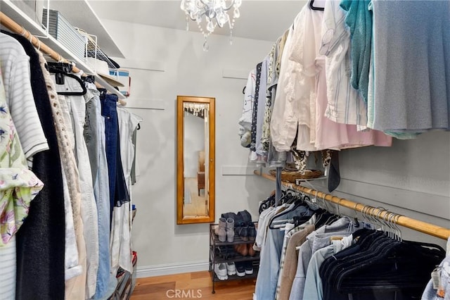 504 Harkness Ln Unit 1, Redondo Beach, CA 90278 - spacious closet featuring light wood finished floors