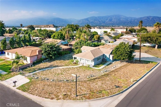 12077 Conference St, El Monte, CA 91732 - aerial view of residential area with a mountainous background