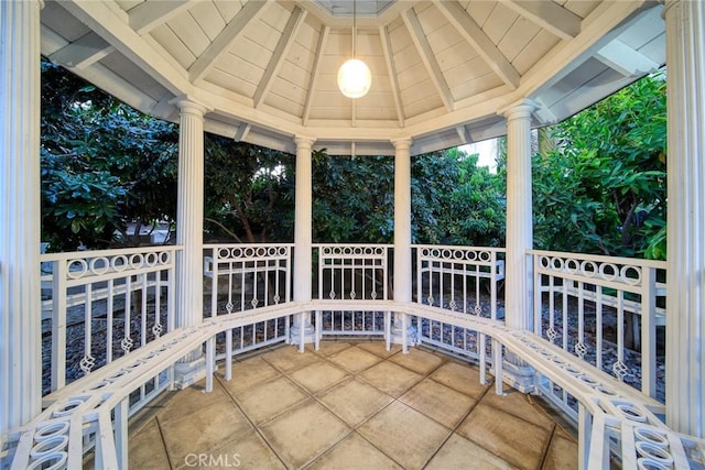 12077 Conference St, El Monte, CA 91732 - porch featuring a gazebo