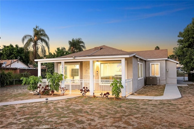 12077 Conference St, El Monte, CA 91732 - view of front of home featuring stucco siding and covered porch