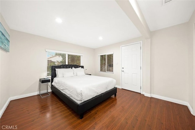 12077 Conference St, El Monte, CA 91732 - bedroom with wood finished floors and recessed lighting