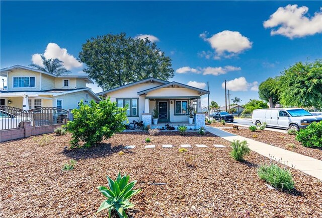 201 S Spruce St, Montebello, CA 90640 - bungalow-style house featuring a porch