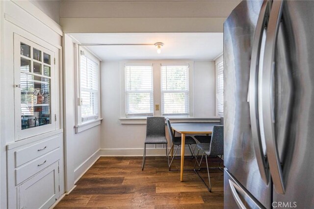 201 S Spruce St, Montebello, CA 90640 - office featuring dark wood-style flooring and baseboards