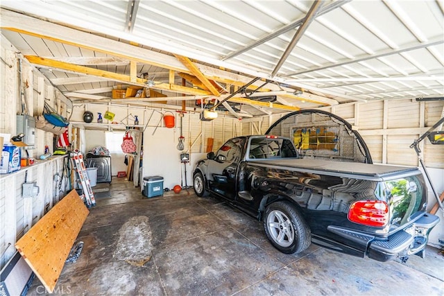 201 S Spruce St, Montebello, CA 90640 - garage with a garage door opener