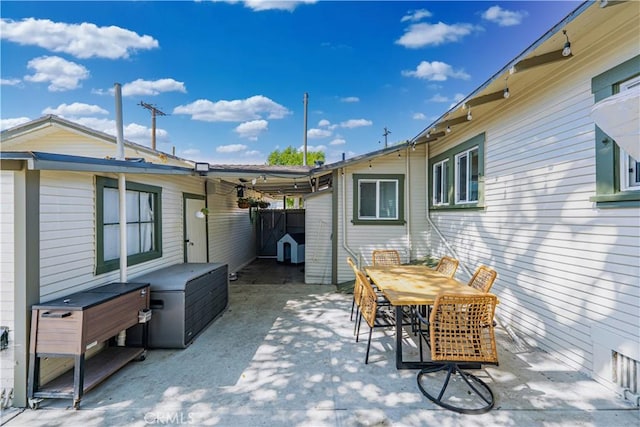 201 S Spruce St, Montebello, CA 90640 - view of patio with outdoor dining space