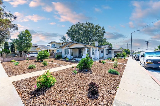 201 S Spruce St, Montebello, CA 90640 - view of front facade featuring a porch