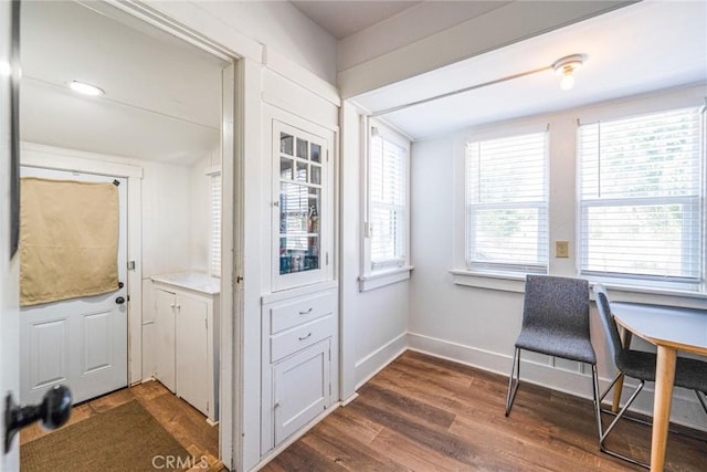 201 S Spruce St, Montebello, CA 90640 - office with dark wood finished floors and baseboards