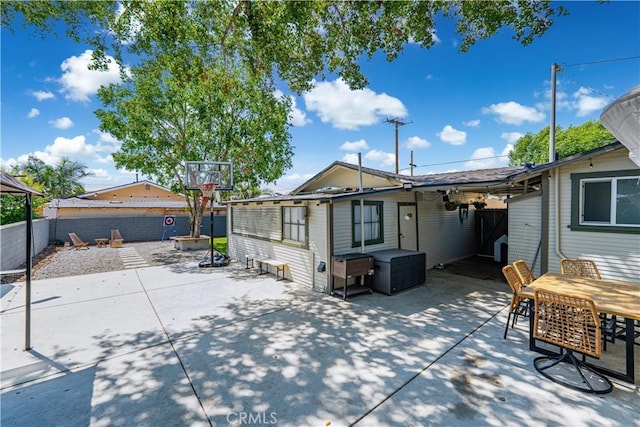 201 S Spruce St, Montebello, CA 90640 - fenced backyard featuring a patio