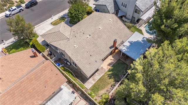 24302 Vista Ridge Dr, Valencia, CA 91355 - view from above of property