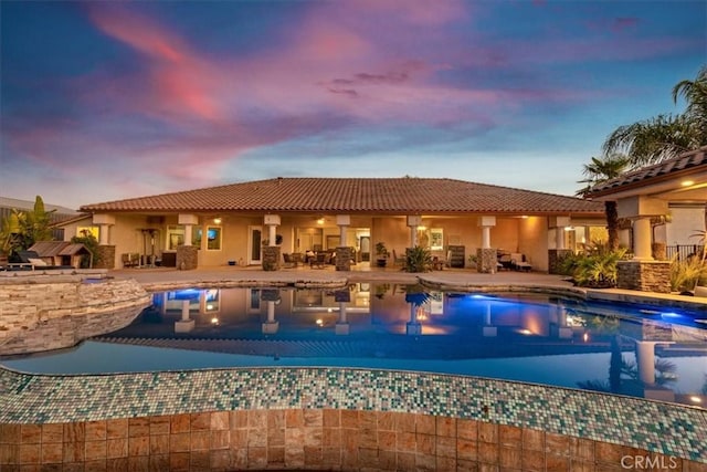 17180 Mockingbird Canyon Rd, Riverside, CA 92504 - swimming pool featuring a patio area