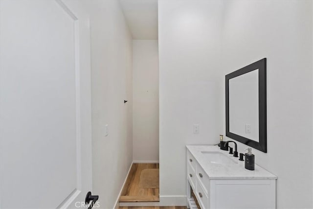 17180 Mockingbird Canyon Rd, Riverside, CA 92504 - bathroom featuring vanity and wood finished floors