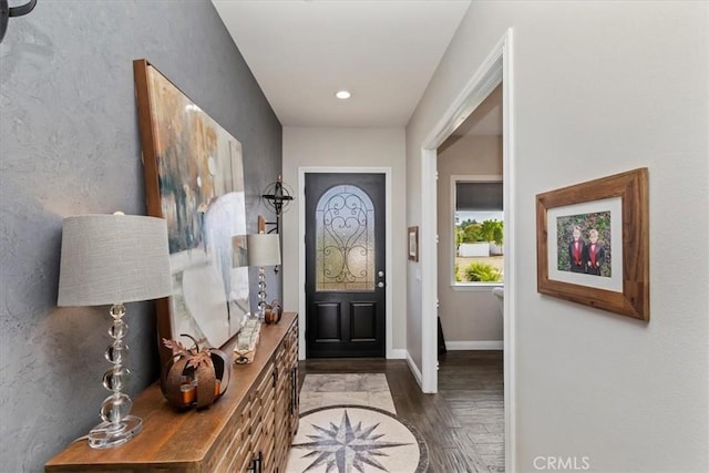 17180 Mockingbird Canyon Rd, Riverside, CA 92504 - foyer entrance with wood finished floors and baseboards