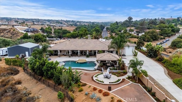 17180 Mockingbird Canyon Rd, Riverside, CA 92504 - view of subject property with a pool