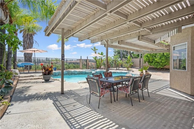 566 Bruin Dr, Riverside, CA 92507 - fenced backyard featuring a pergola and a patio