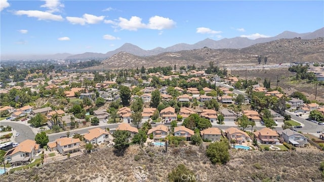 566 Bruin Dr, Riverside, CA 92507 - aerial perspective of suburban area with mountains